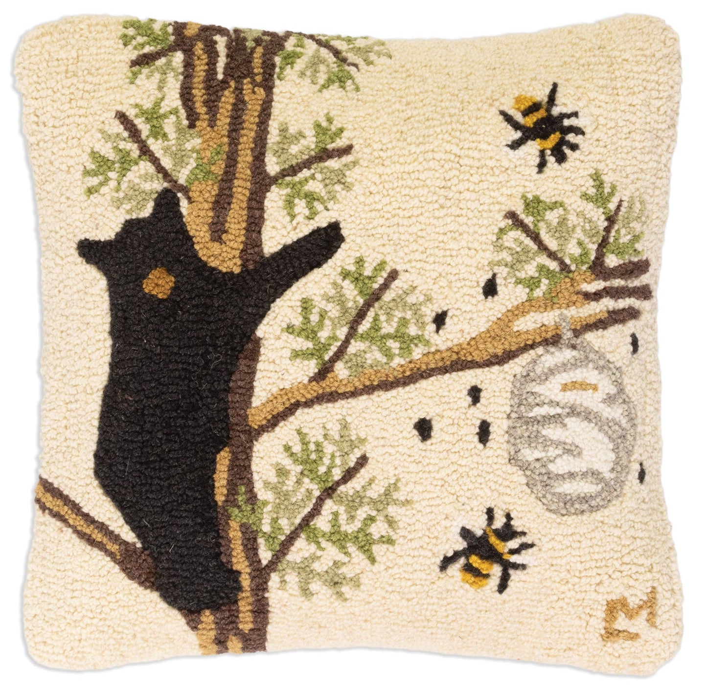 Honey Bear - 18" x 18"