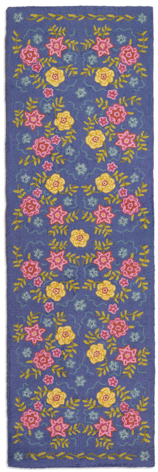 Blooming Meadow 2.5' X 8' Hooked Wool Runner
