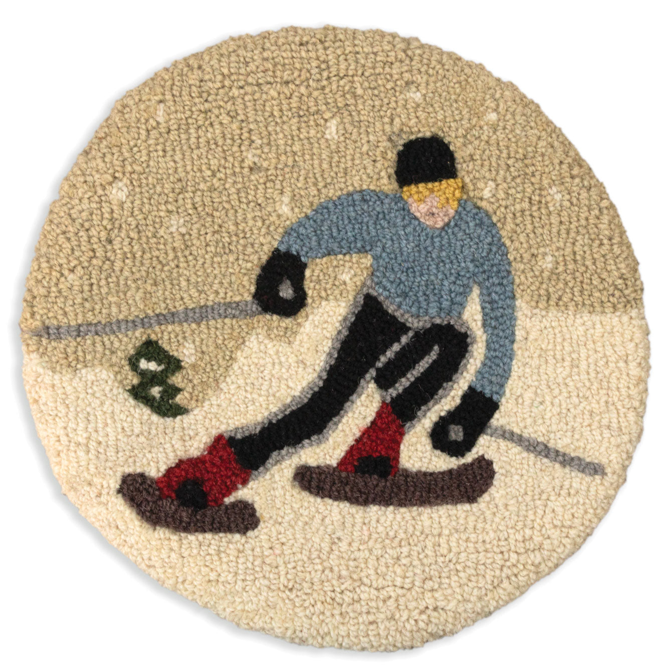 Fast Skier - 14" Round Chair Pad