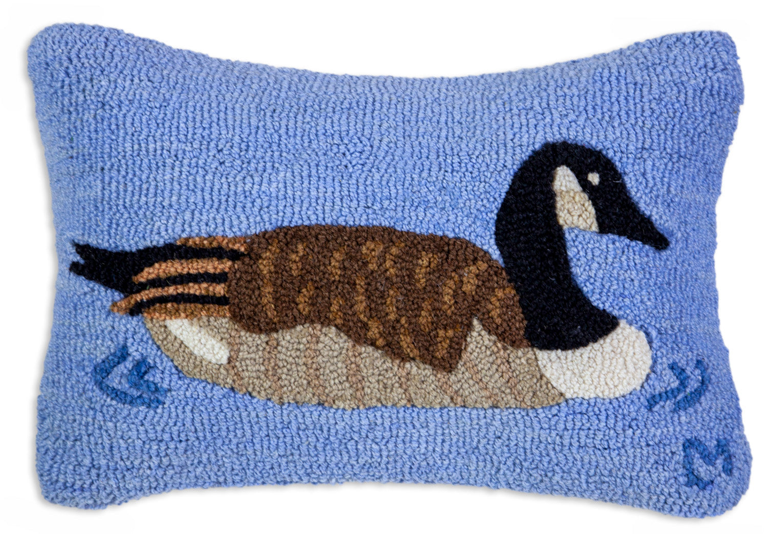 Hooked Wool Pillow - Canada Goose 14 x 20