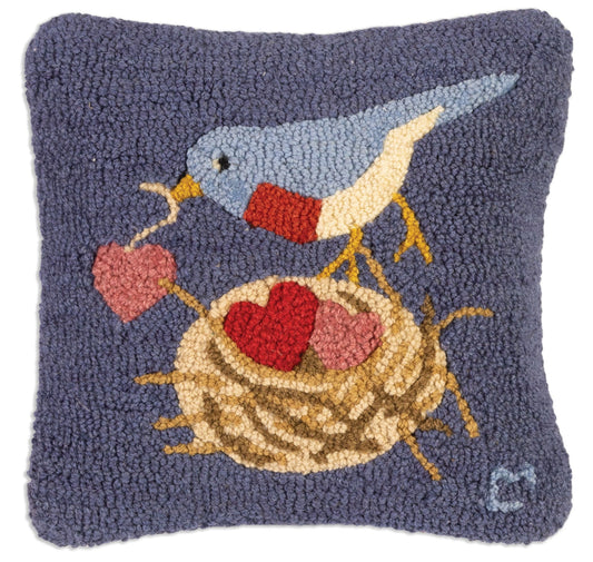 Nesting Hearts - 14" x 14"