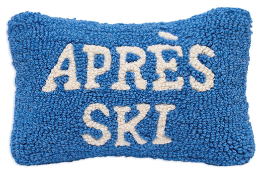 Apres Ski - 8" X 12" Hooked Wool Pillow