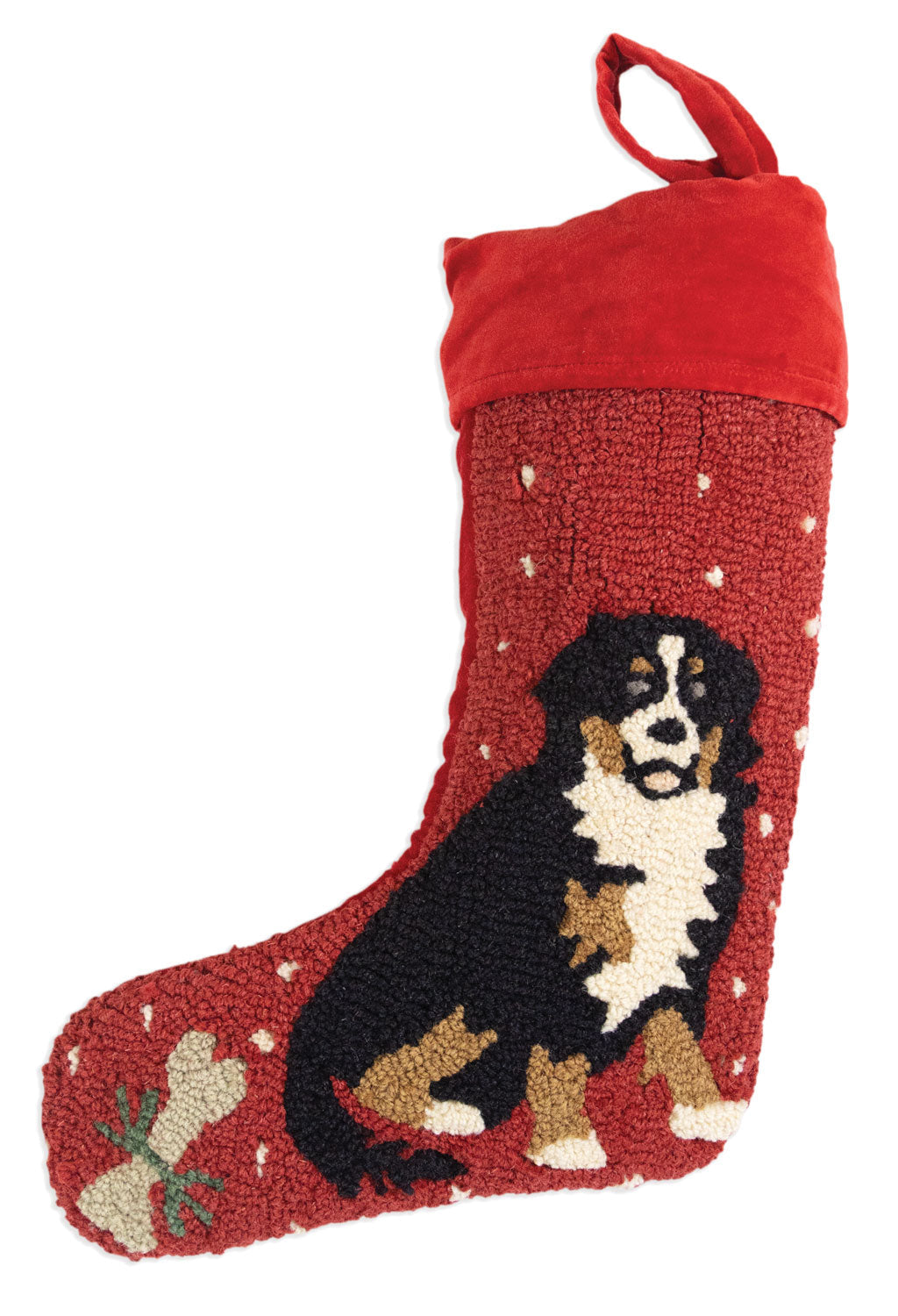 Bernese - 9" X 20" Christmas Stocking