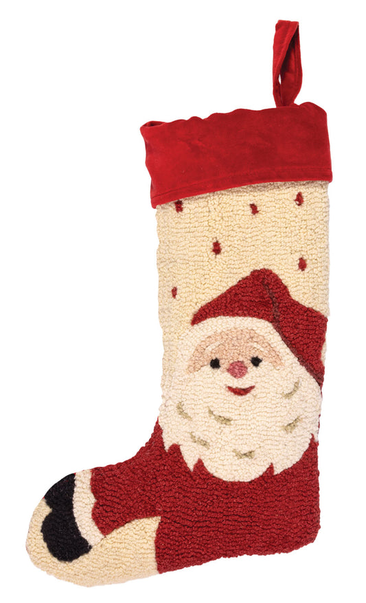 Santa - 9"X 20" Christmas Stocking