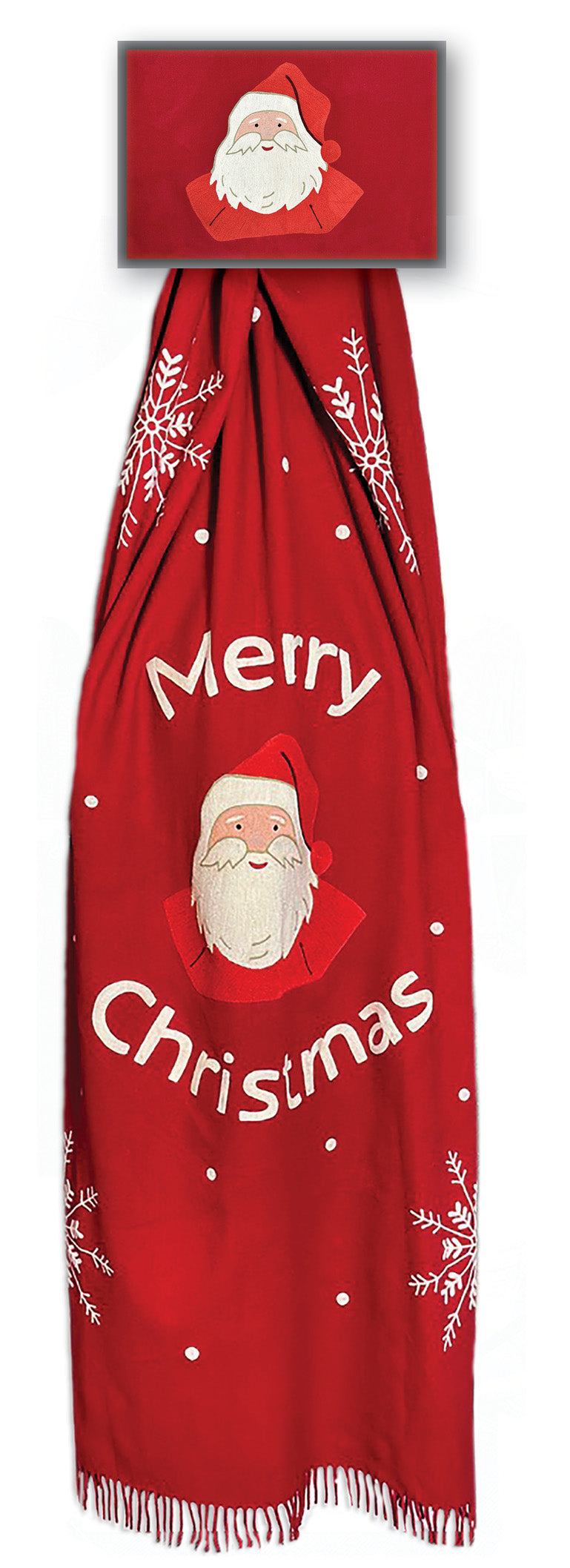 Merry Christmas Santa - 52" x 70" Throw Blanket