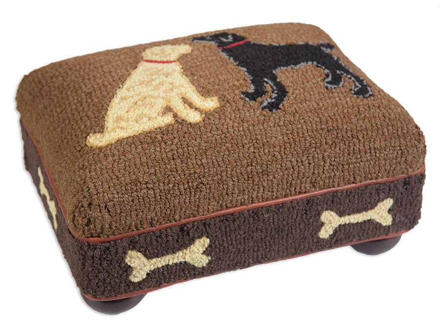 Bun Foot Stool - Dog Bones - 14" x 18" x 9" Foot Stool