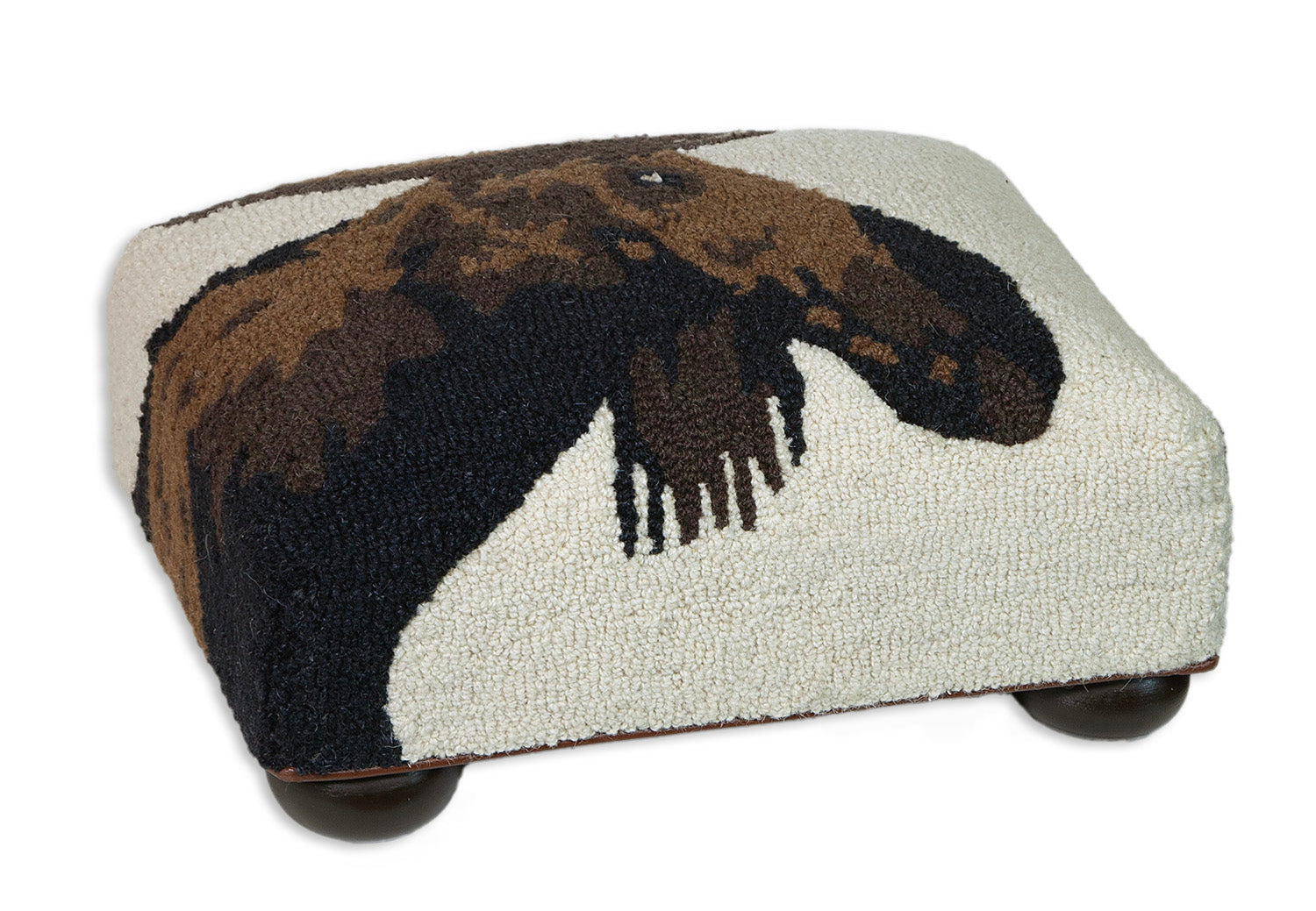 Bun Foot Stool - Major Moose - 14" x 18" x 9" Foot Stool