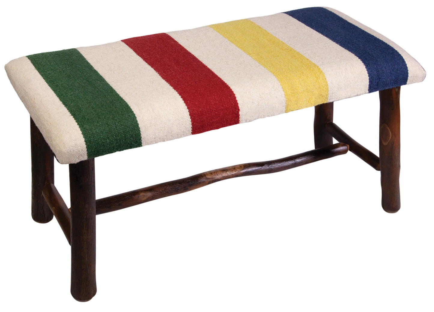 Hickory Bench - Hudson Bay - 32" x 15" x 17" Bench