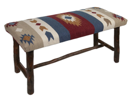 Hickory Bench - Sedona Sunset - 32" x 15" x 17" Bench