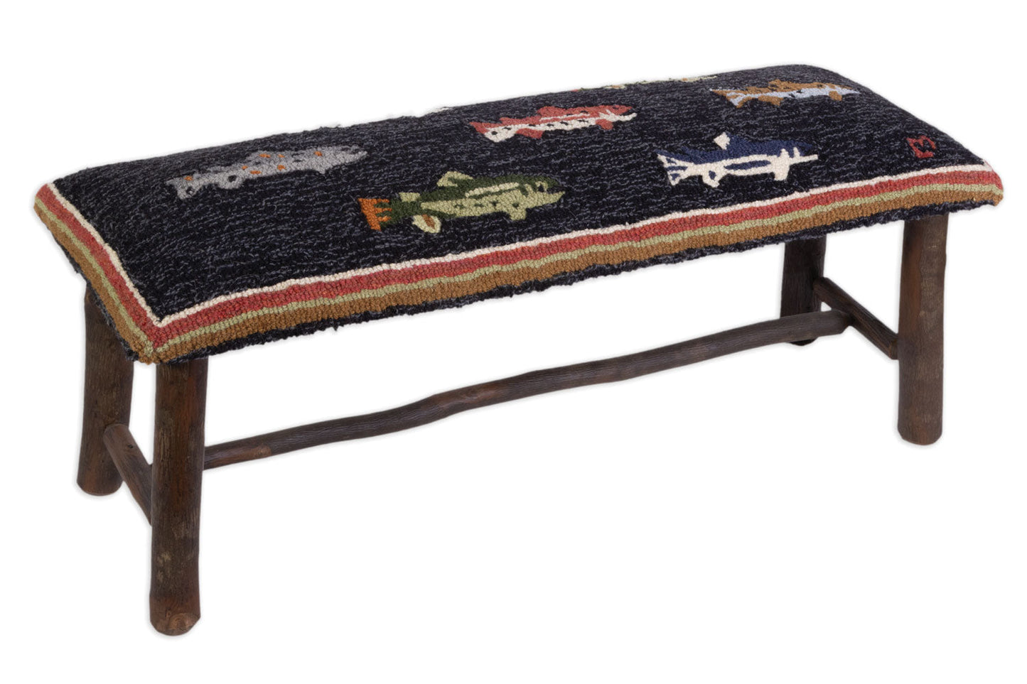 River Fish - 42" X 15" X 17" Bench