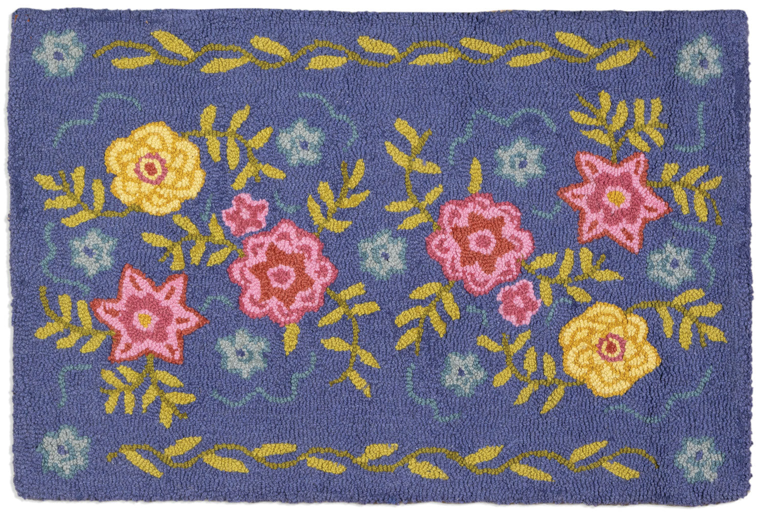 Blooming Meadow 2' X 3' Hooked Wool Flower Rug – Chandler 4 Corners