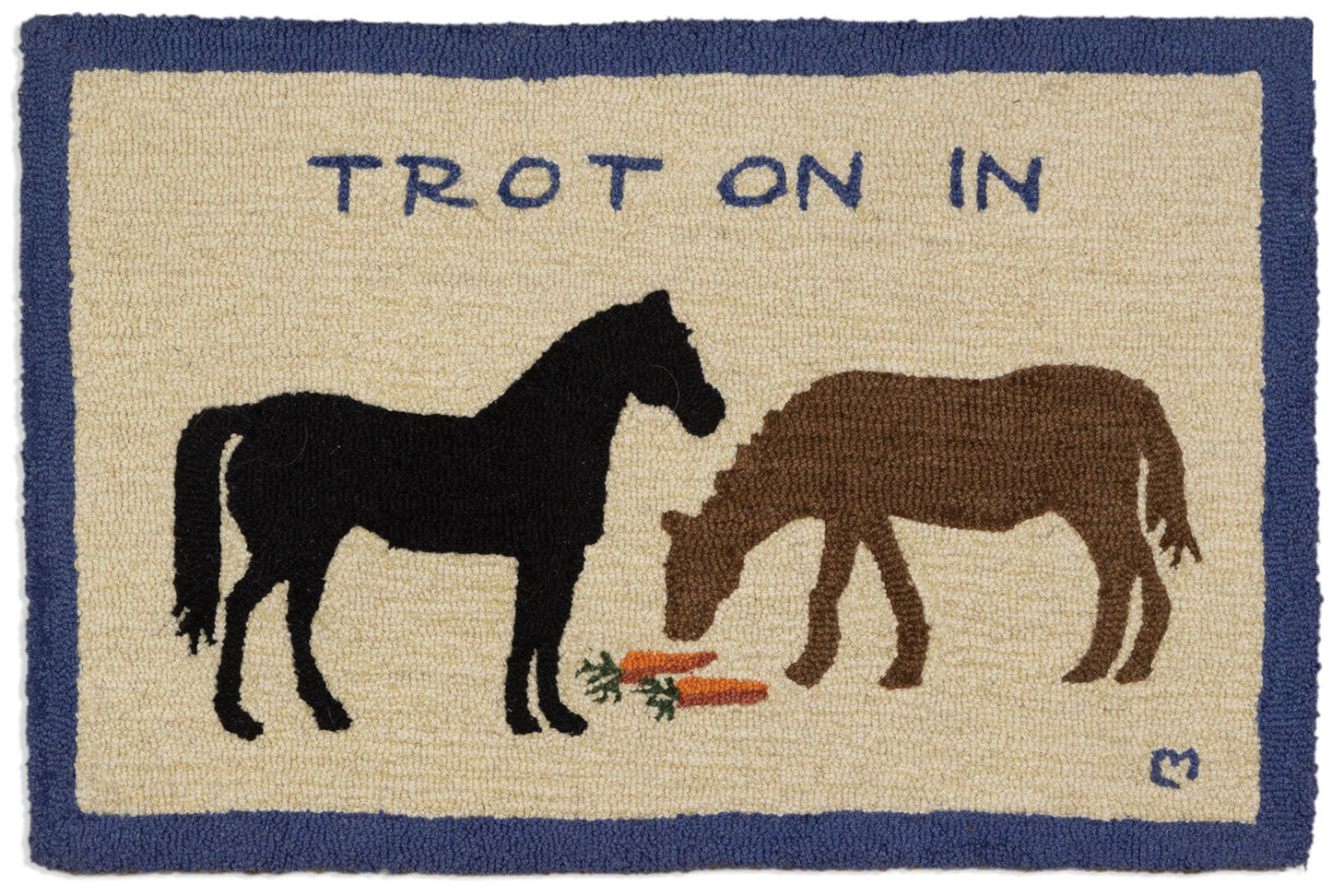 Trot On In Horses - 2' x 3'