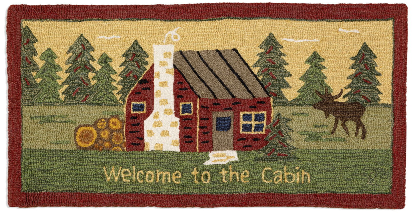 Welcome To The Cozy Cabin - 2' x 4'