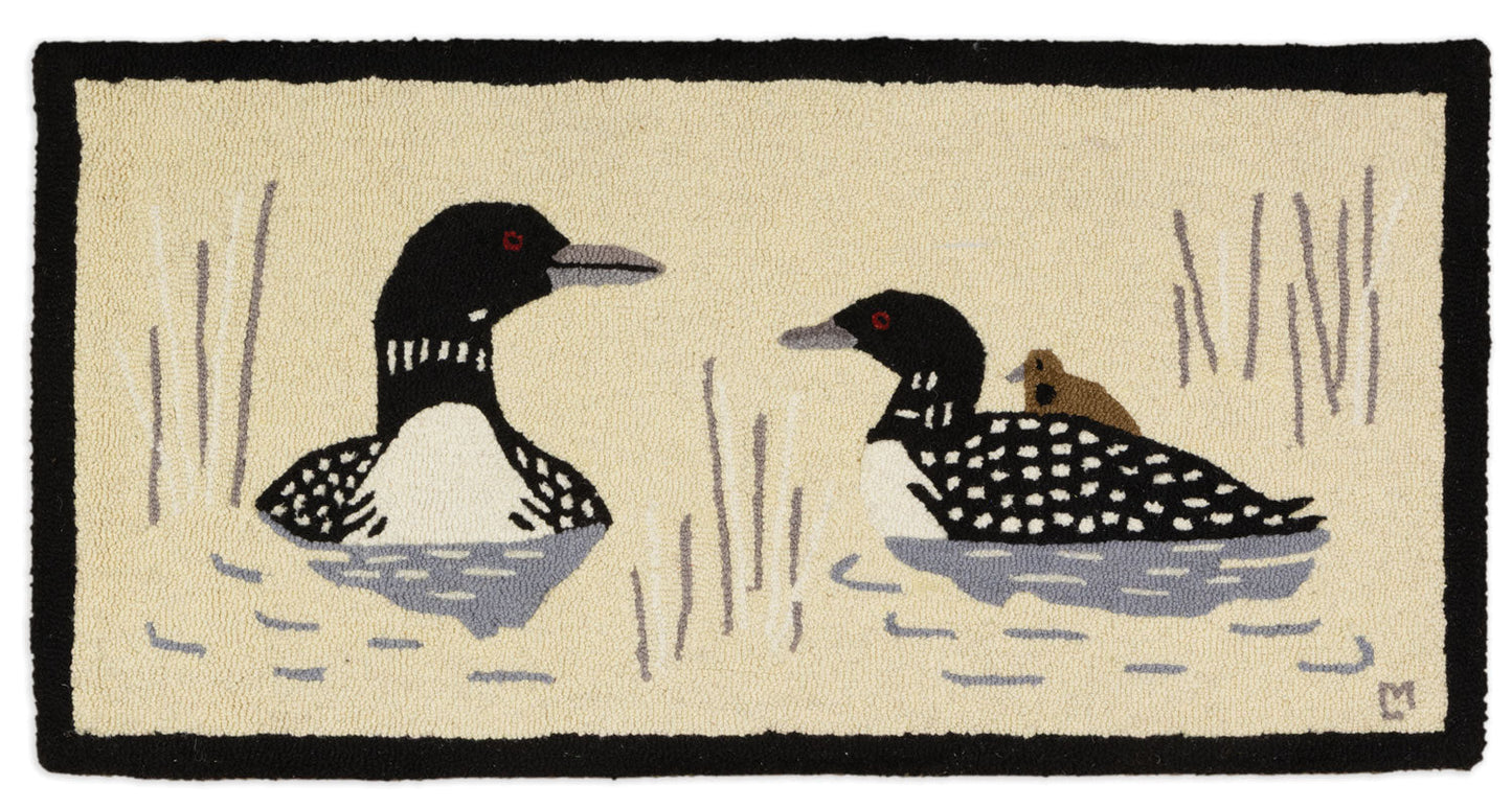 Loons on the Lake - 2' X 4' Rug