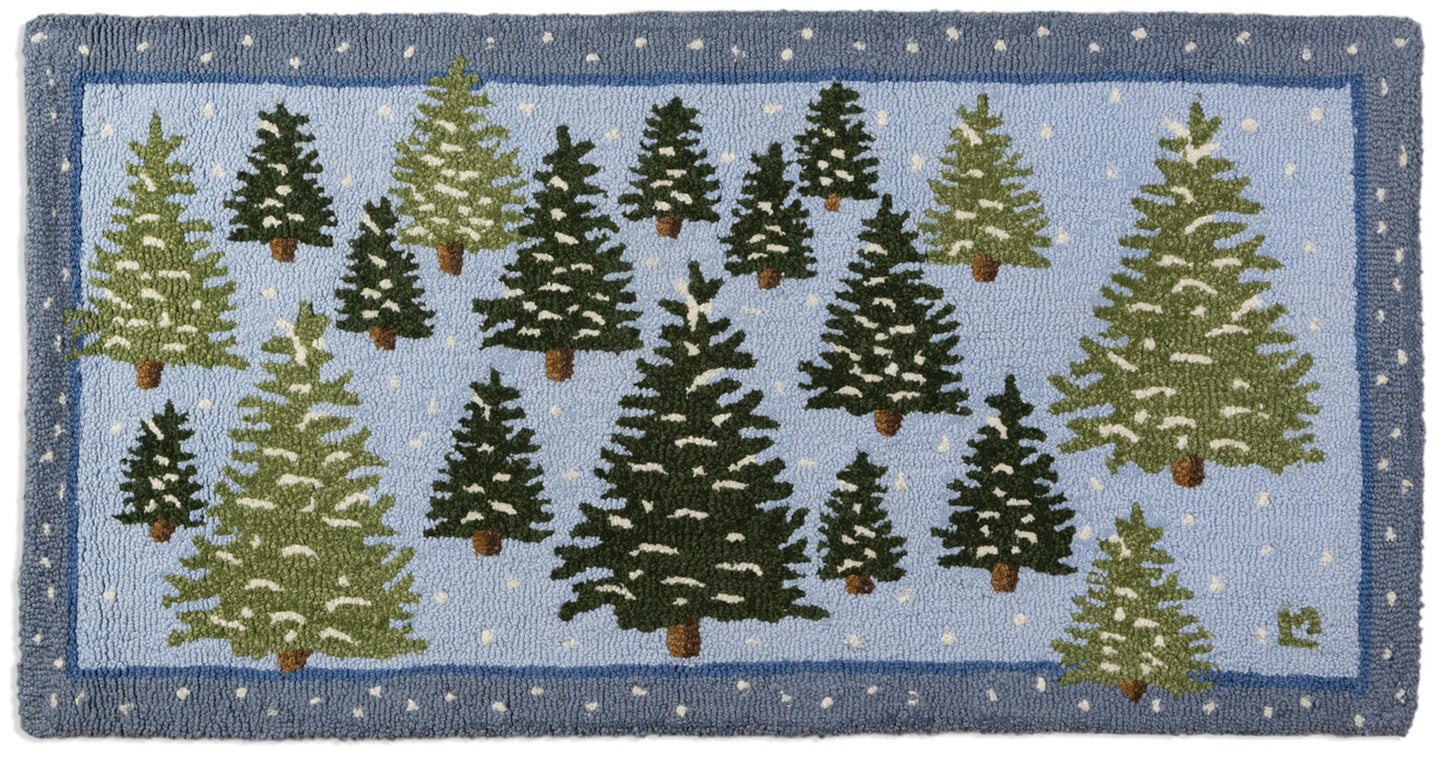 Snowy Tree Farm - 2'X 4'