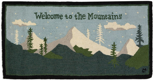 Welcome To The Mountains - 2' x 4'