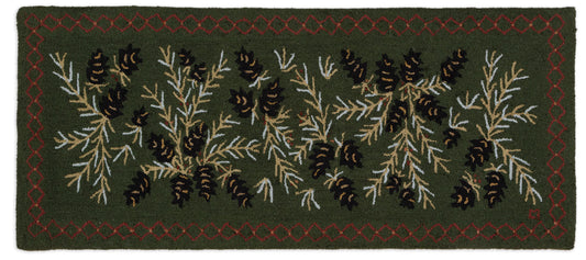 Diamond Pine -  2.5' X 6'  Runner Rug