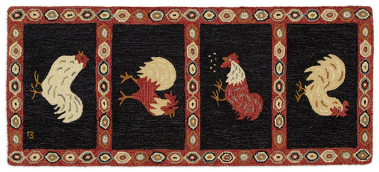 Hen House -  2.5' X 6'  Runner Rug