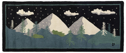 Winter Woods -  2.5'X 6'  Runner