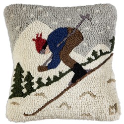hooked ski pillow