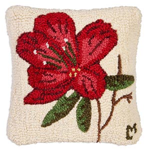 Chandler 4 Corners Artist-Designed Shamrock Hand-Hooked Wool Decorative Throw Pillow 8” x 12”