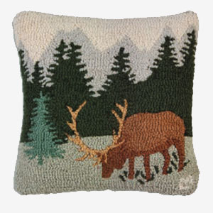 embroidered wool pillows