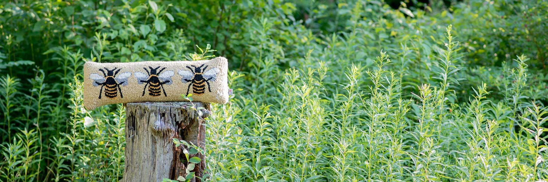 Bee Pillows and Home Decor