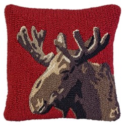 Picture of Velvet Moose on Red 