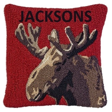 Picture of Velvet Moose on Red