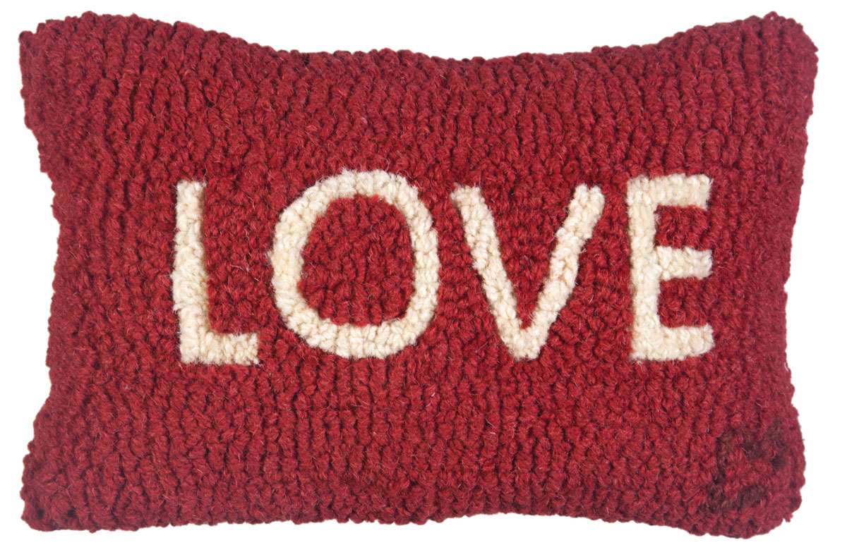 Chandler 4 Corners Artist-Designed Shamrock Hand-Hooked Wool Decorative Throw Pillow 8” x 12”