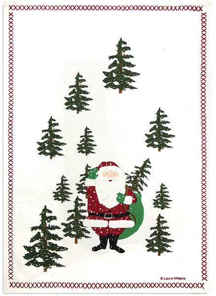 Picture of Santa Picks a Tree